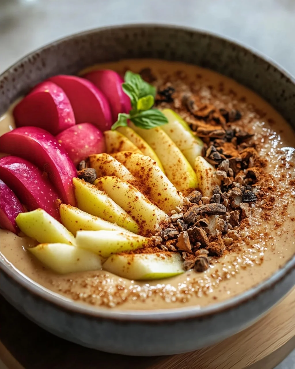 Apfel-Zimt Smoothie Bowl: Dein würzig-süßer Energie-Kick!