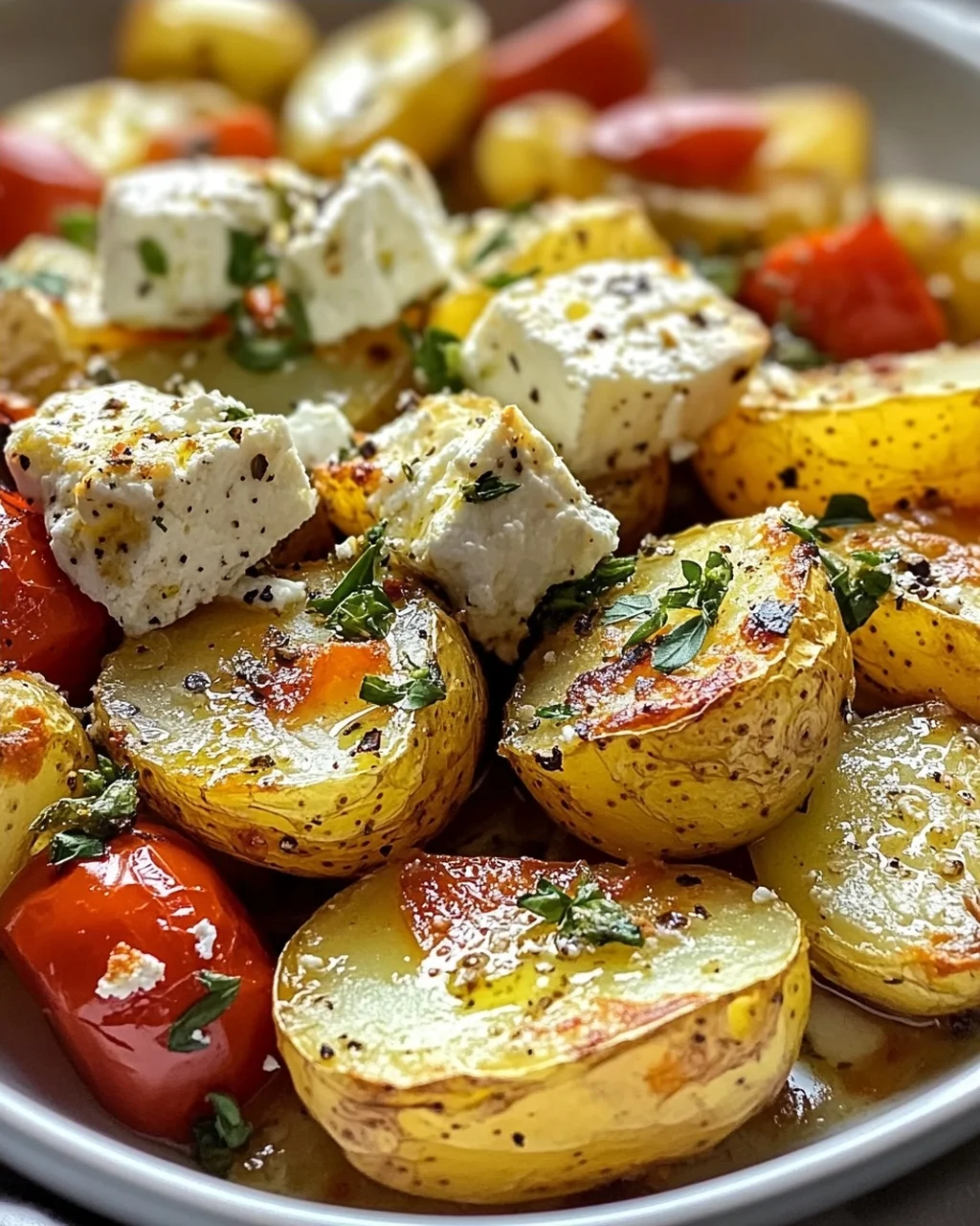 Baked Feta Kartoffeln: Gesundes und einfaches Ofengericht
