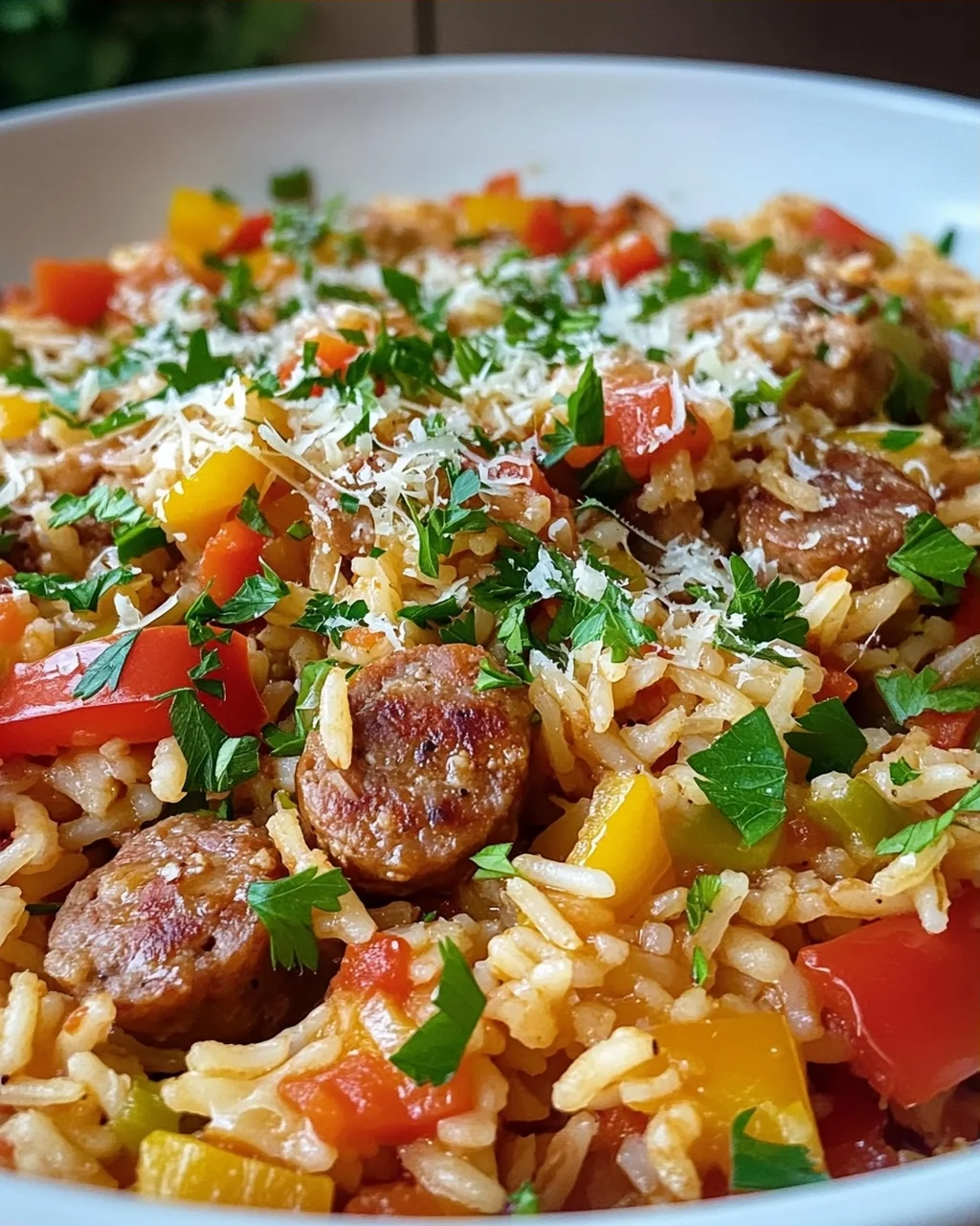 Best One Pan Italian Beef Sausage & Rice for Busy Nights
