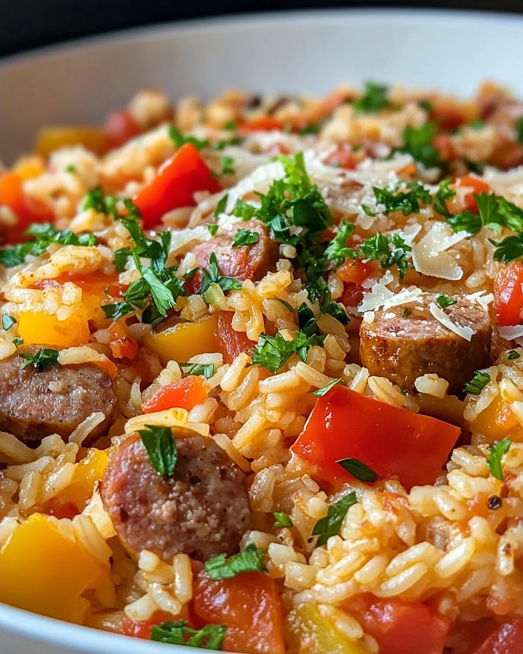 Best One Pan Italian Beef Sausage & Rice for Busy Nights