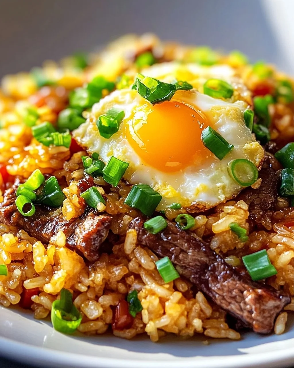 Bestes Teriyaki Fried Rice Rezept mit Ei & Frühlingszwiebeln