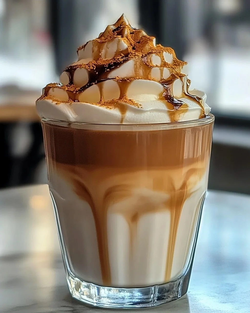 Brauner Zucker Dalgona Milchtee selbstgemacht