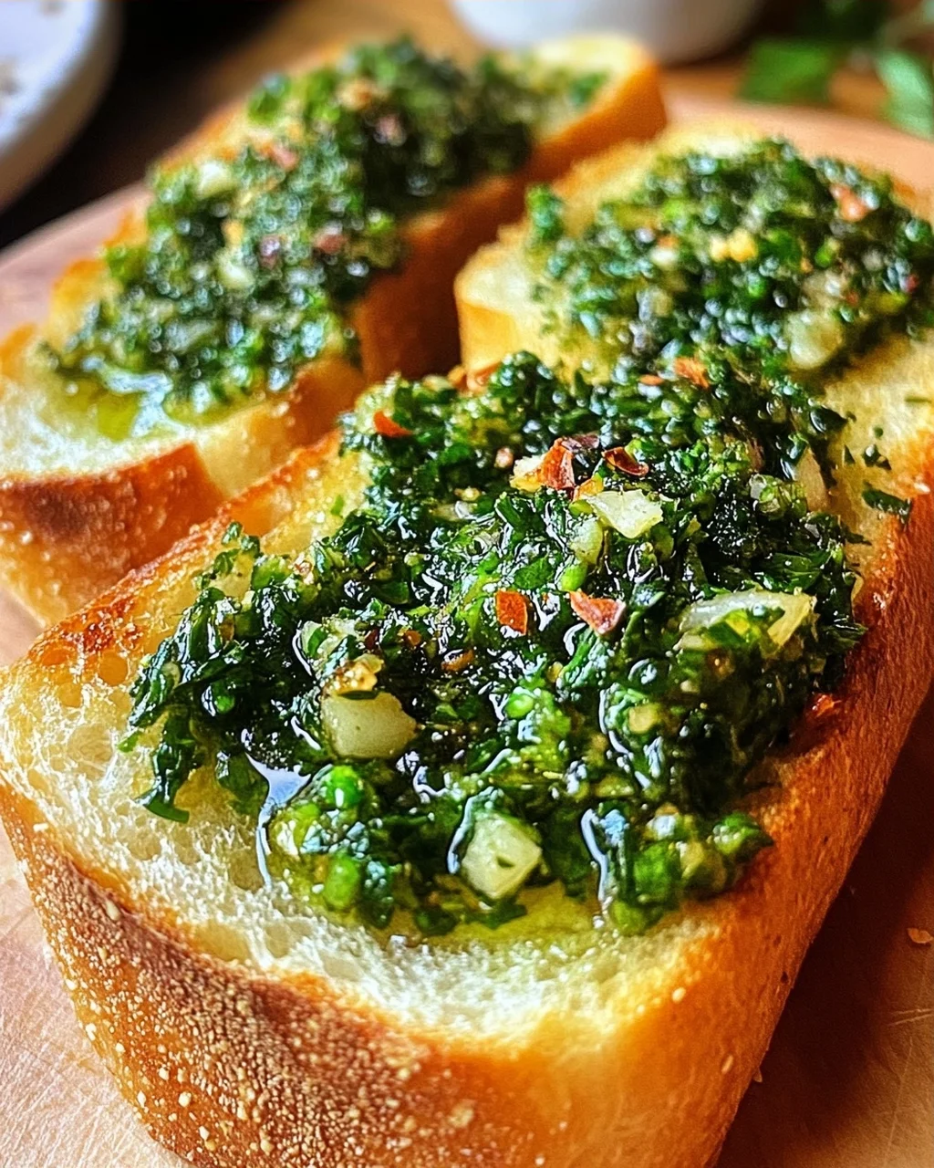 Chimichurri Knoblauchbrot
