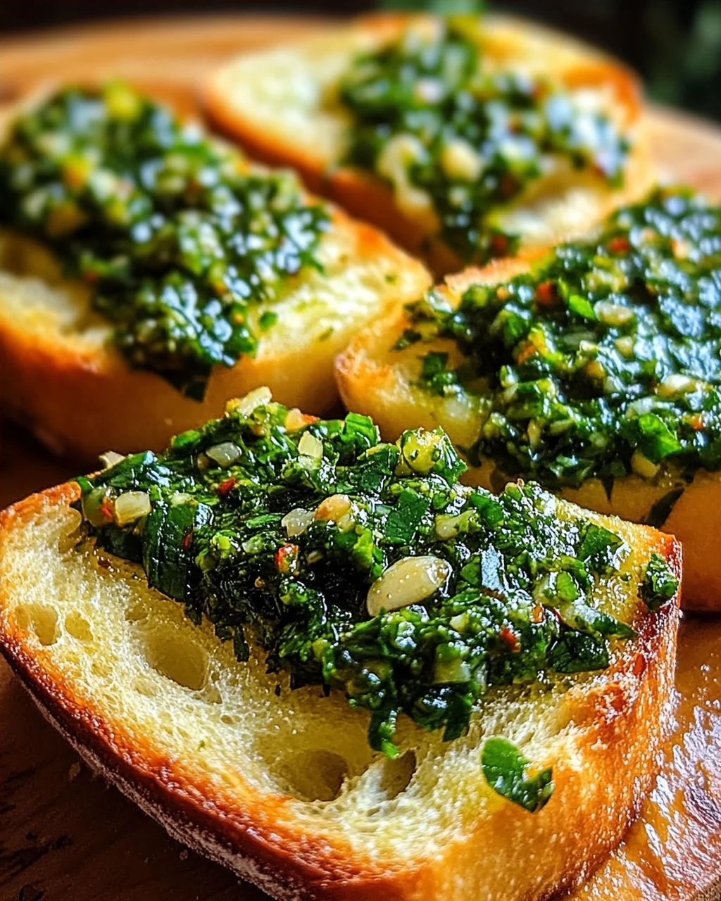 Chimichurri Knoblauchbrot