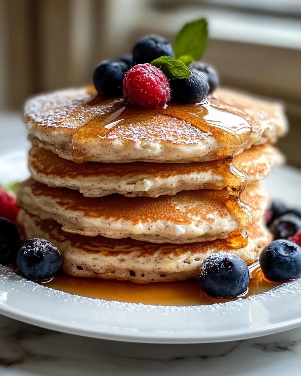 Cottage Cheese Cinnamon Protein Pancakes: Healthy & Delicious!