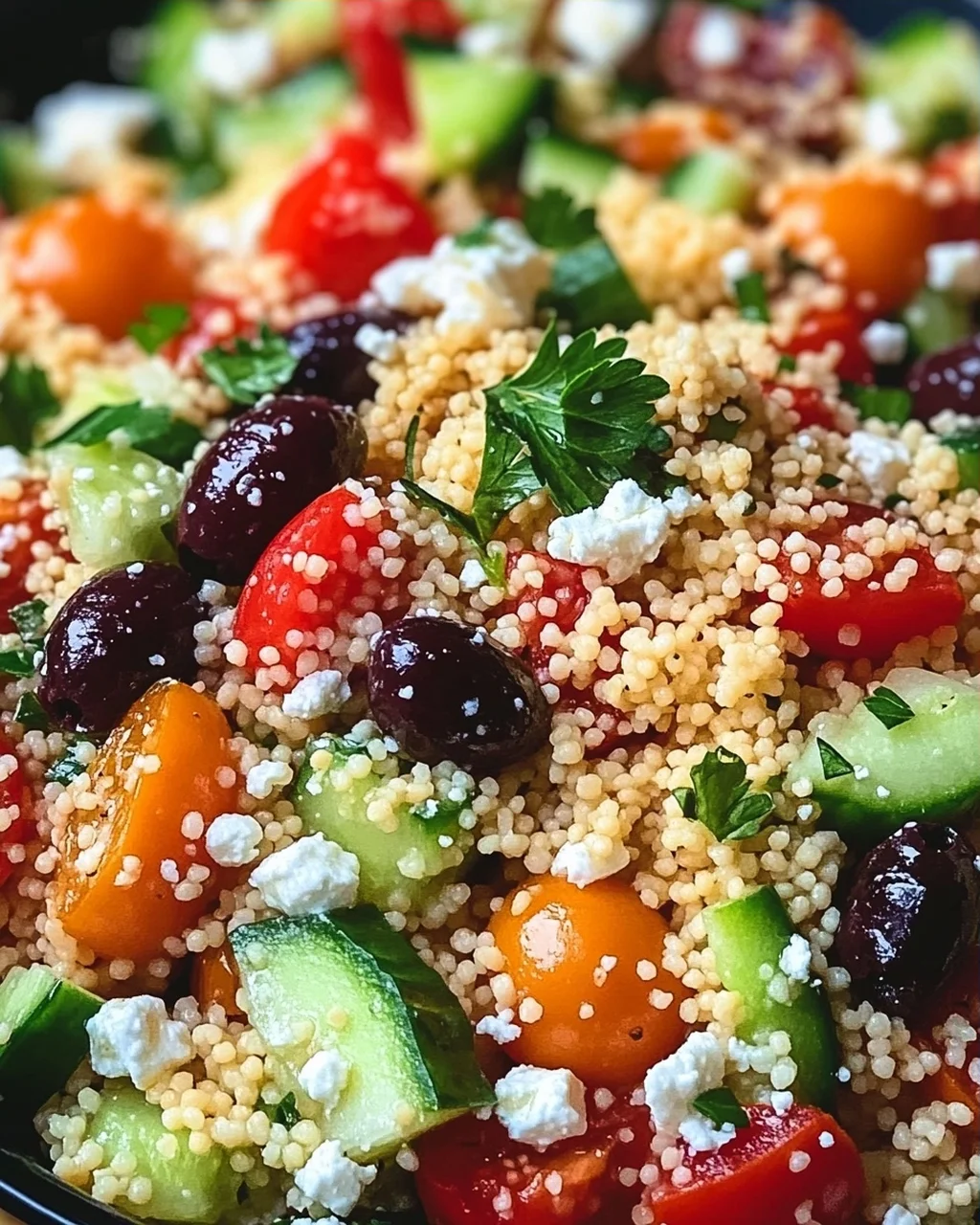 Couscous-Salat mit Feta