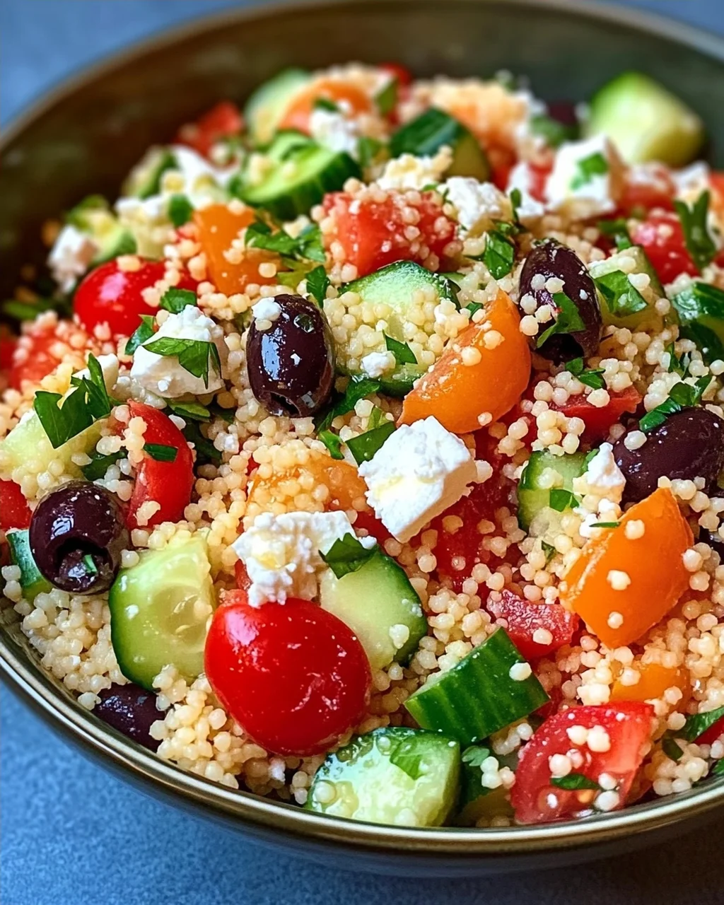 Couscous-Salat mit Feta