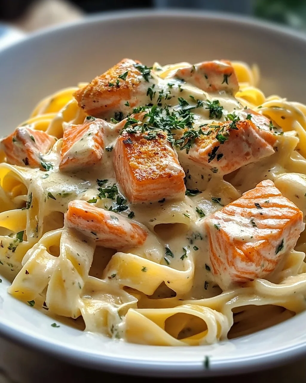 Cremige Lachs Pasta – Schnell & Lecker Abendessen!
