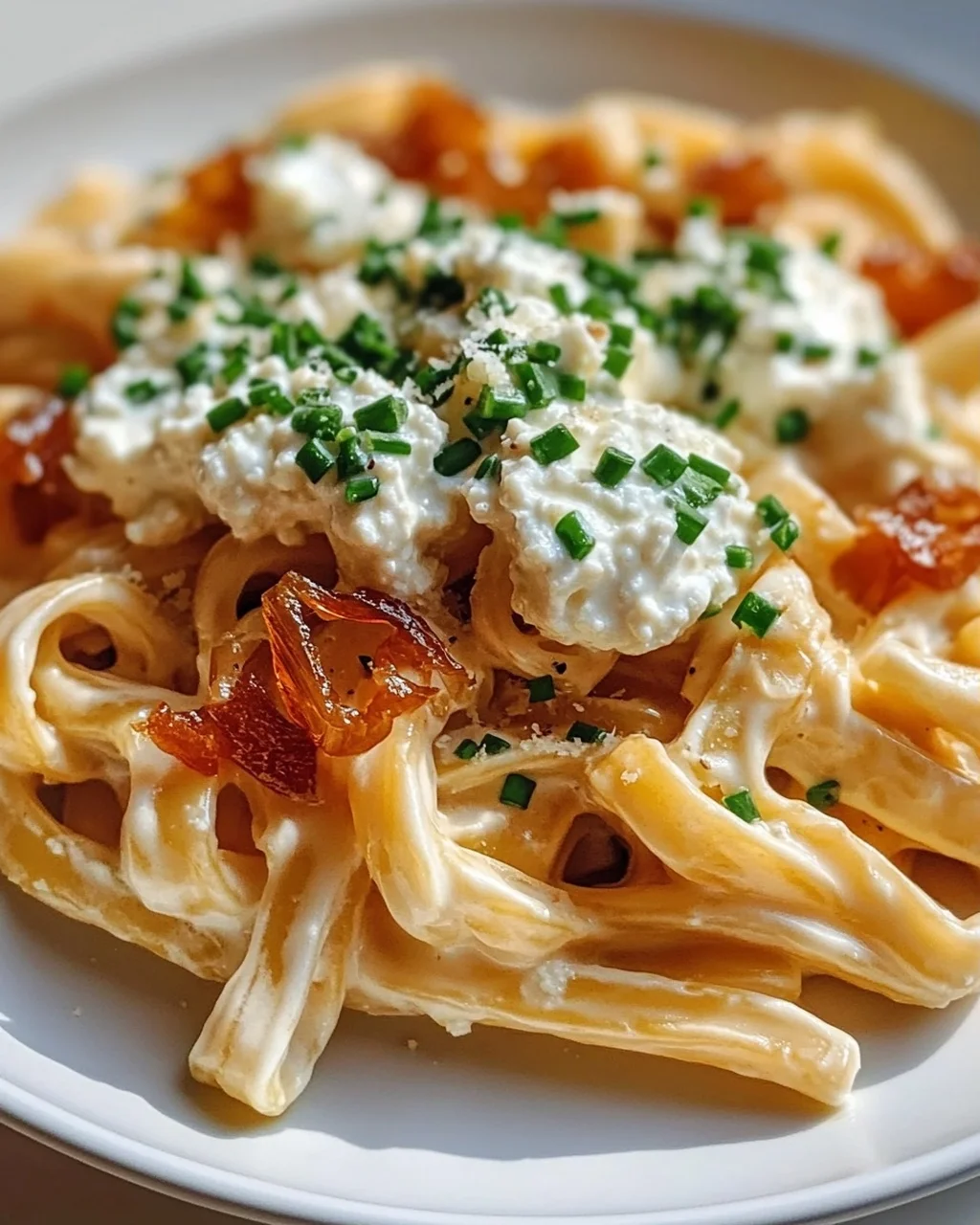 Cremige Nudeln mit Hüttenkäse – Blitzrezept für jeden Tag