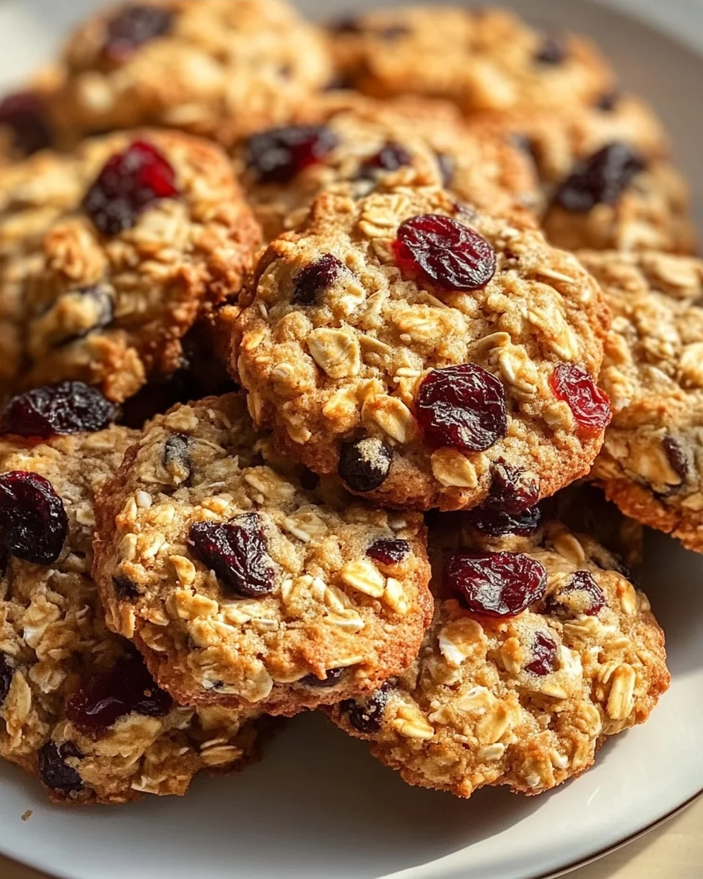 Energie Cookies mit Quark, Hafer und Trockenfrüchten
