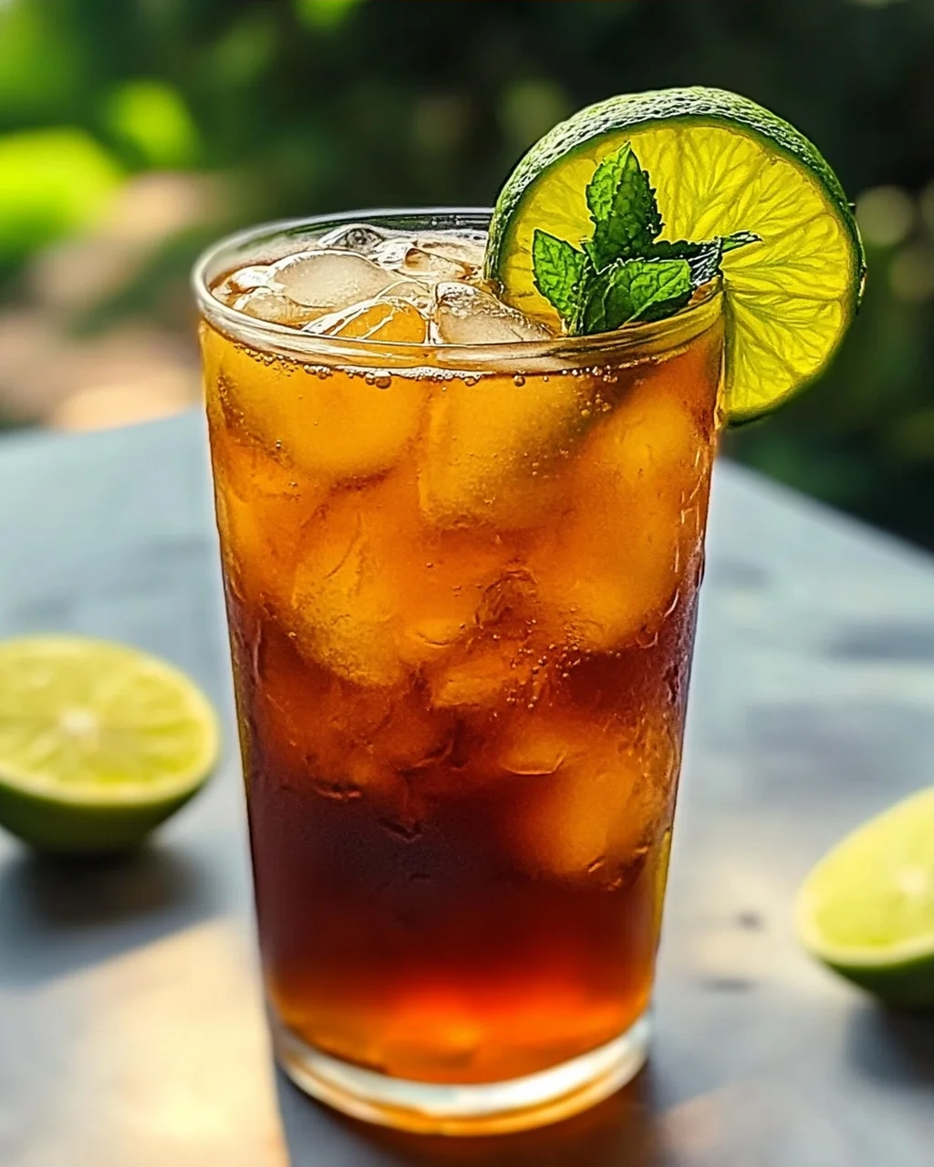 Erfrischender Thai Limetten-Eistee für den Sommer