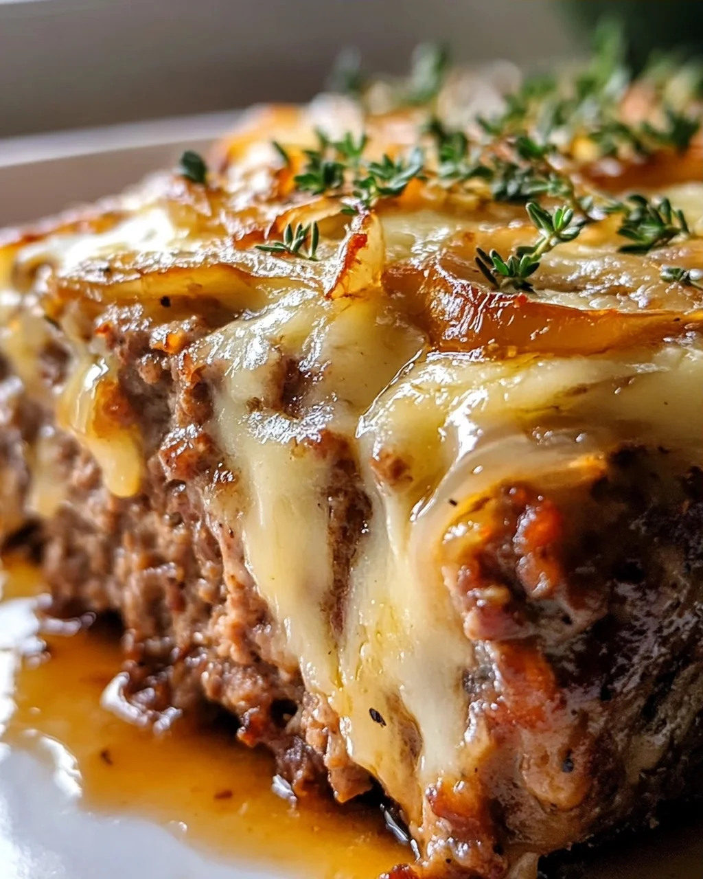Französischer Zwiebel Hackbraten: So lecker, einfach & genial!