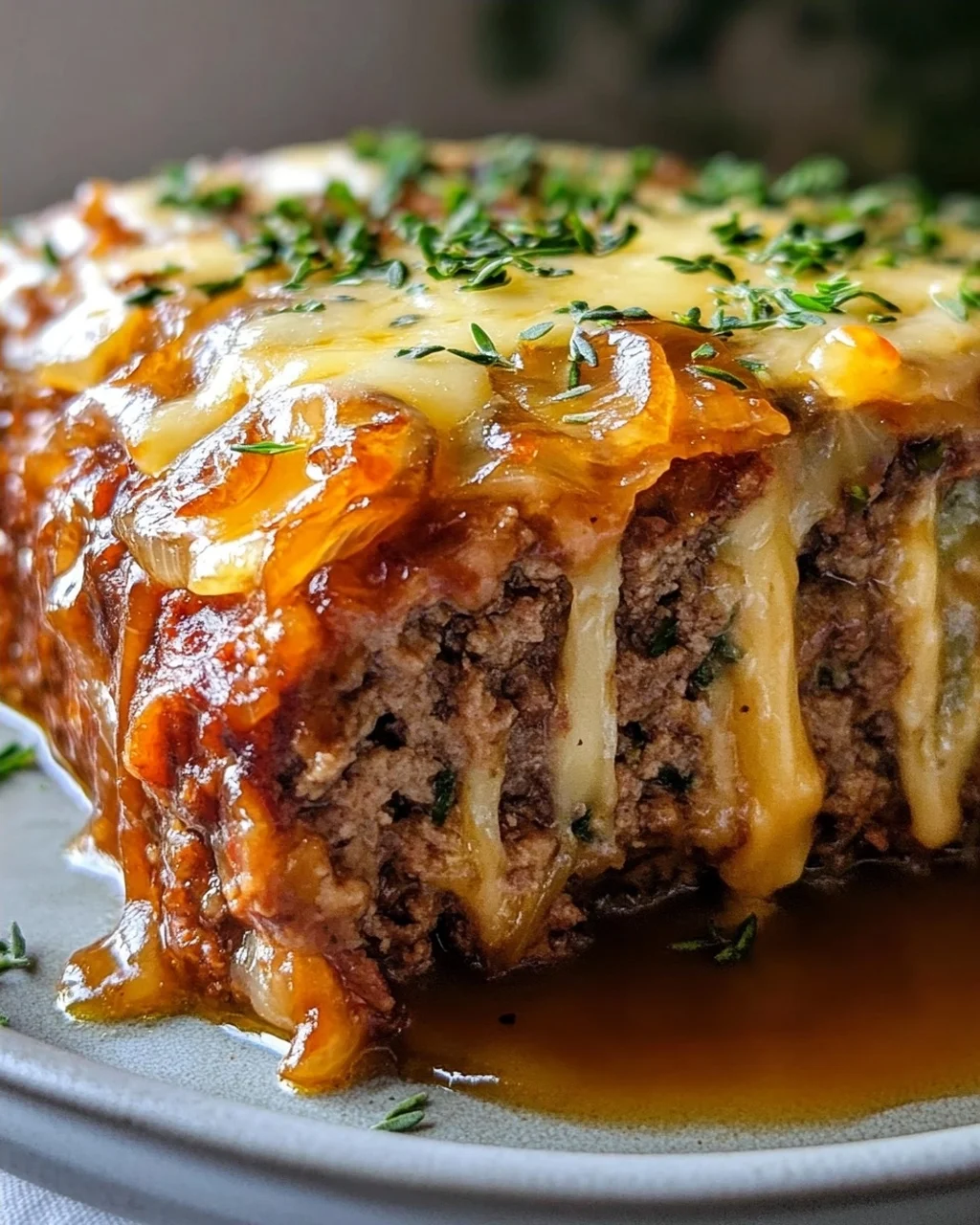Französischer Zwiebel Hackbraten: So lecker, einfach & genial!