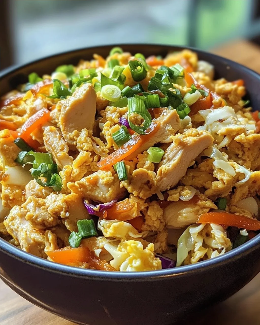 Gesunde Egg Roll in a Bowl