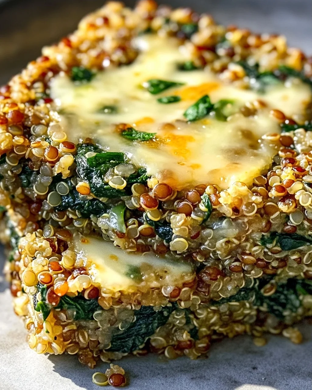 Gesunder Quinoa Linsen Spinat Auflauf – Nahrhaft & Herzhaft!