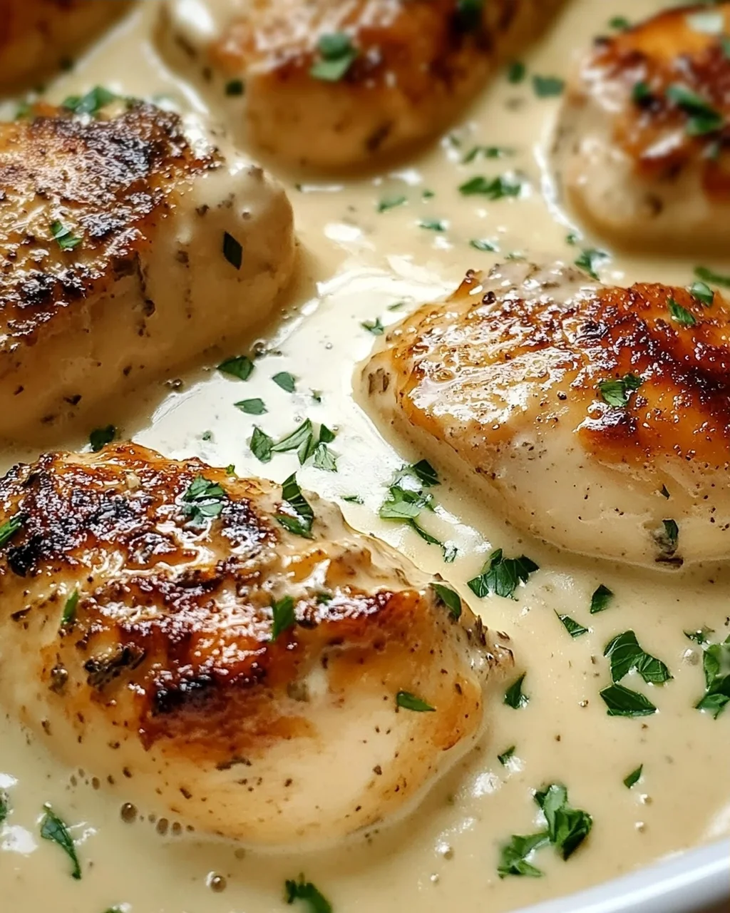 Hähnchen in Frischkäsesauce