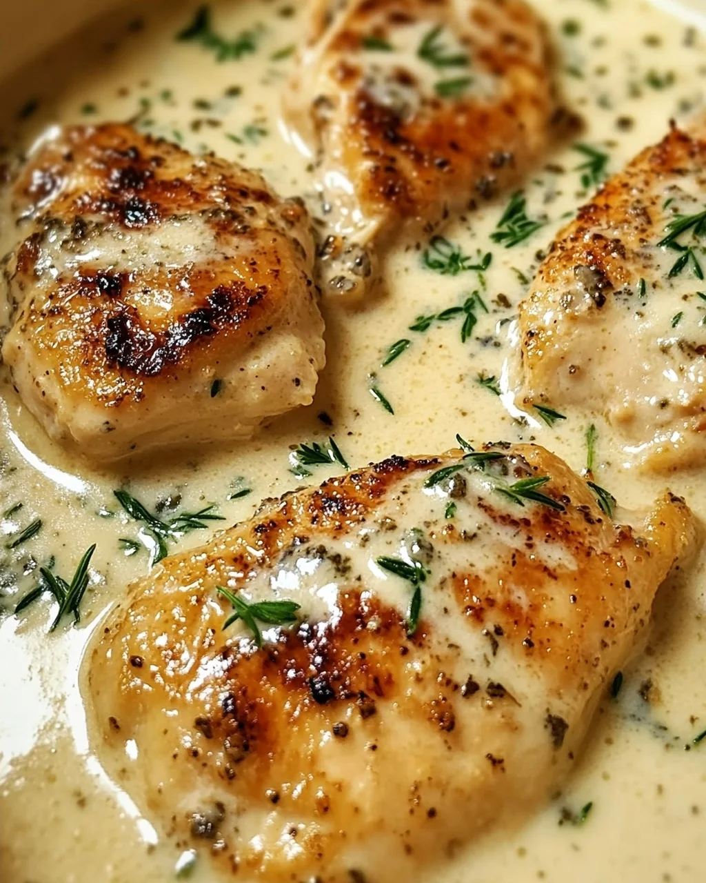 Hähnchen in Frischkäsesauce