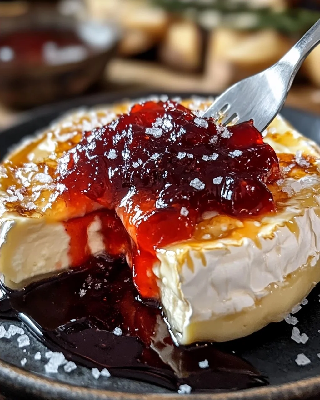 Halloween Bloody Baked Brie