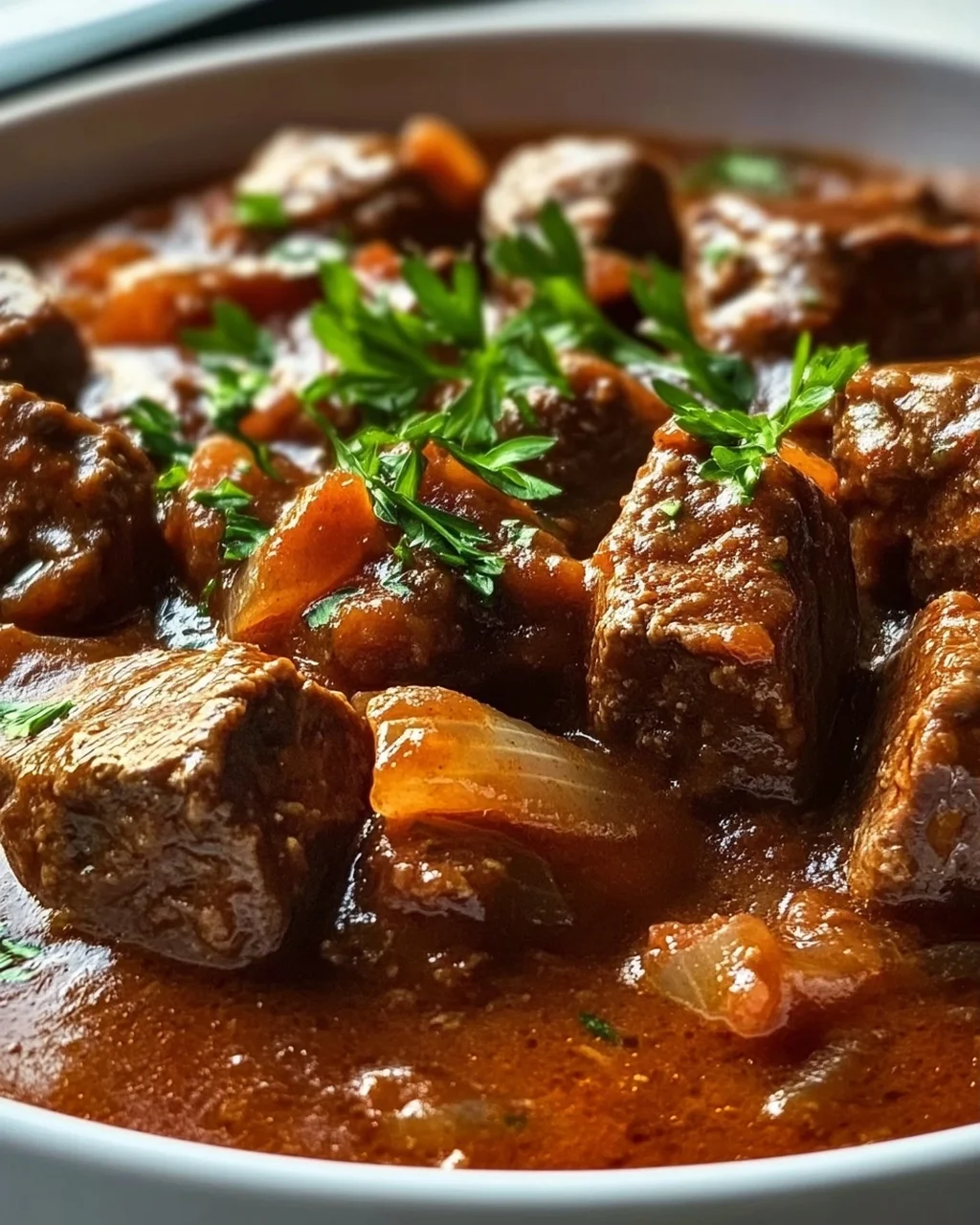 Herzhaftes Rindsgulasch Rezept: Dein Geheimnis für Butterzartheit!