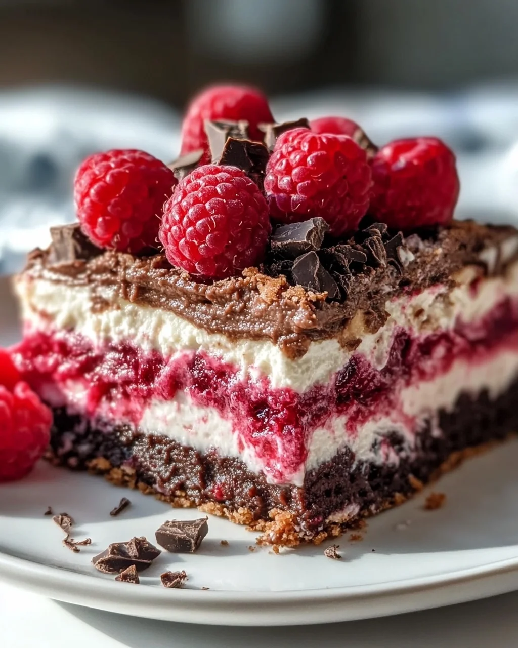 Himbeer-Schoko-Lasagne: Luxuriöses Schichtdessert für Feinschmecker