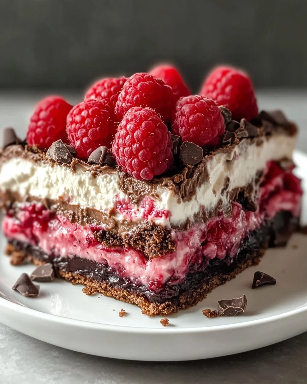 Himbeer-Schoko-Lasagne: Luxuriöses Schichtdessert für Feinschmecker