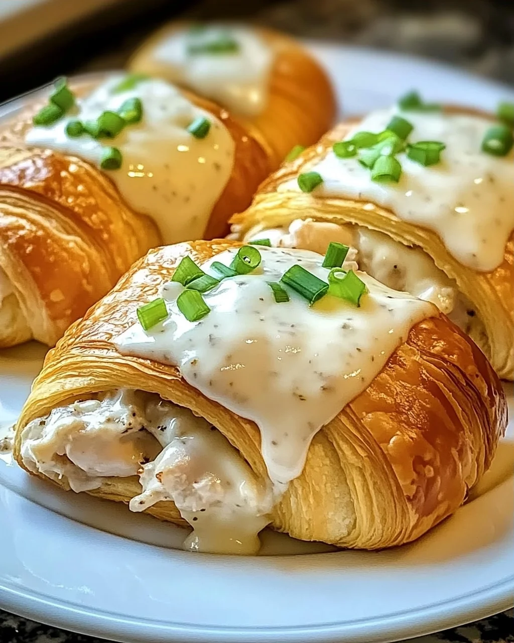 Hühnchenkissen mit Parmesansoße – Einfaches Komfortessen