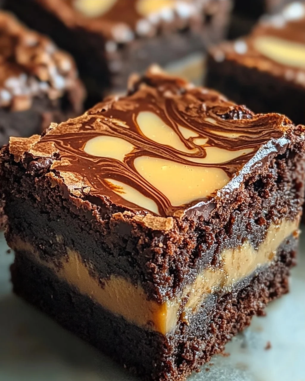 Kaffee-Brownies mit gesüßter Kondensmilch-Schicht