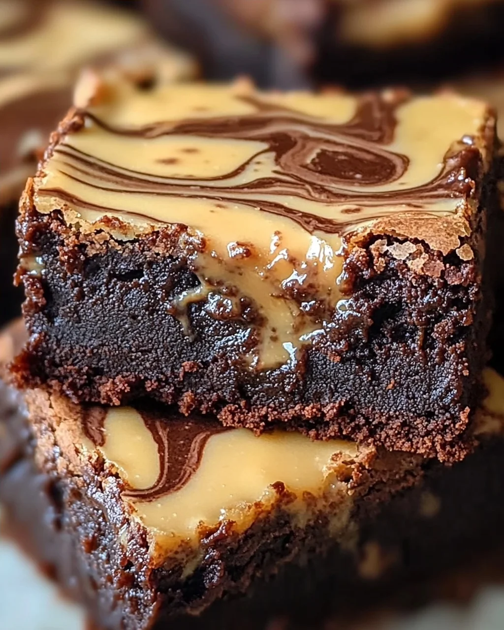Kaffee-Brownies mit gesüßter Kondensmilch-Schicht