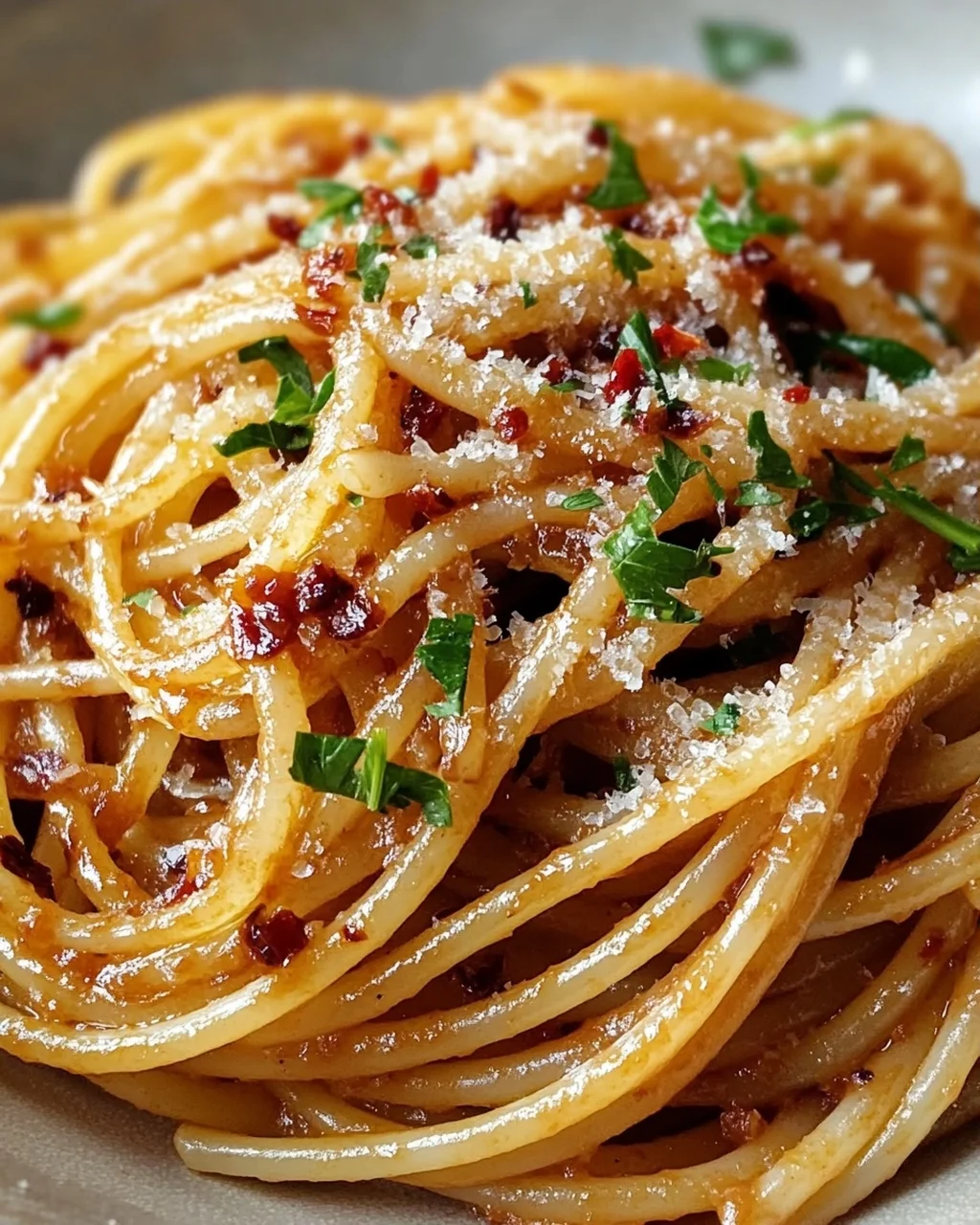 Karamellisierte Zwiebel Pasta mit Chiliöl – Ein Genuss!