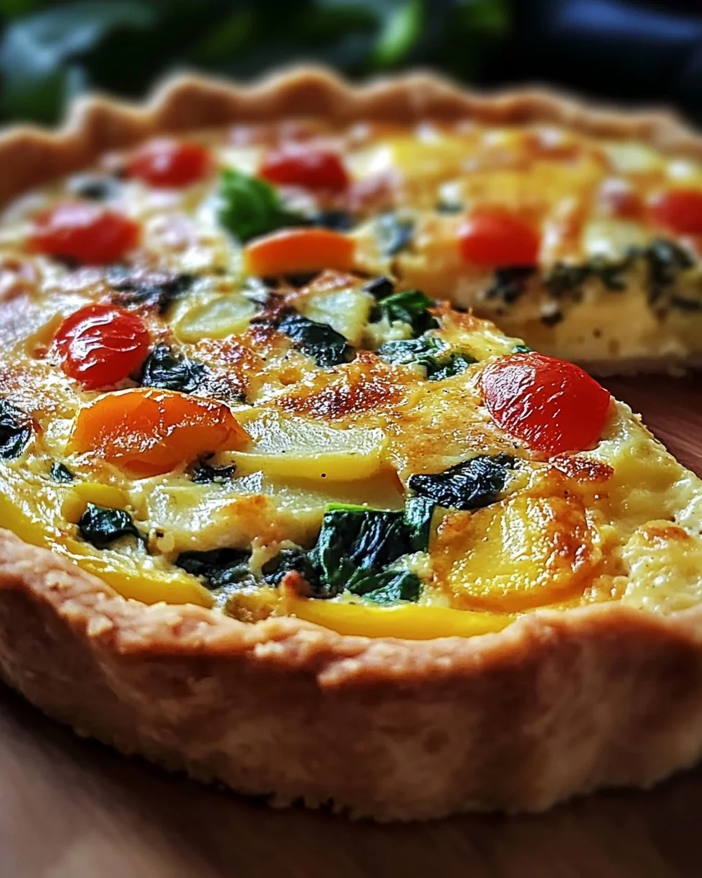 Kartoffel-Quiche mit Kartoffelteig