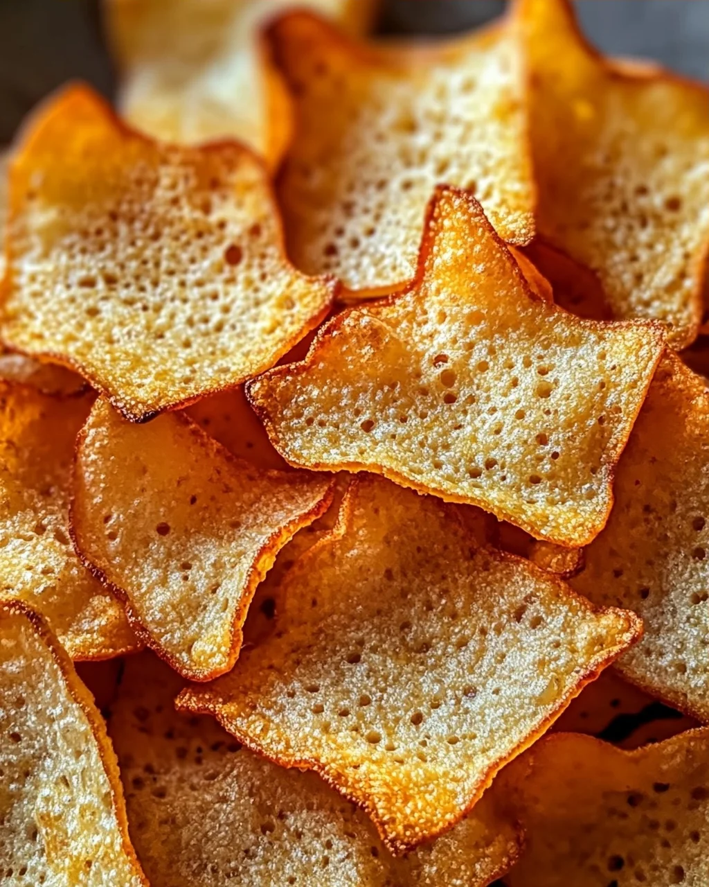 Knusprige Quark-Chips