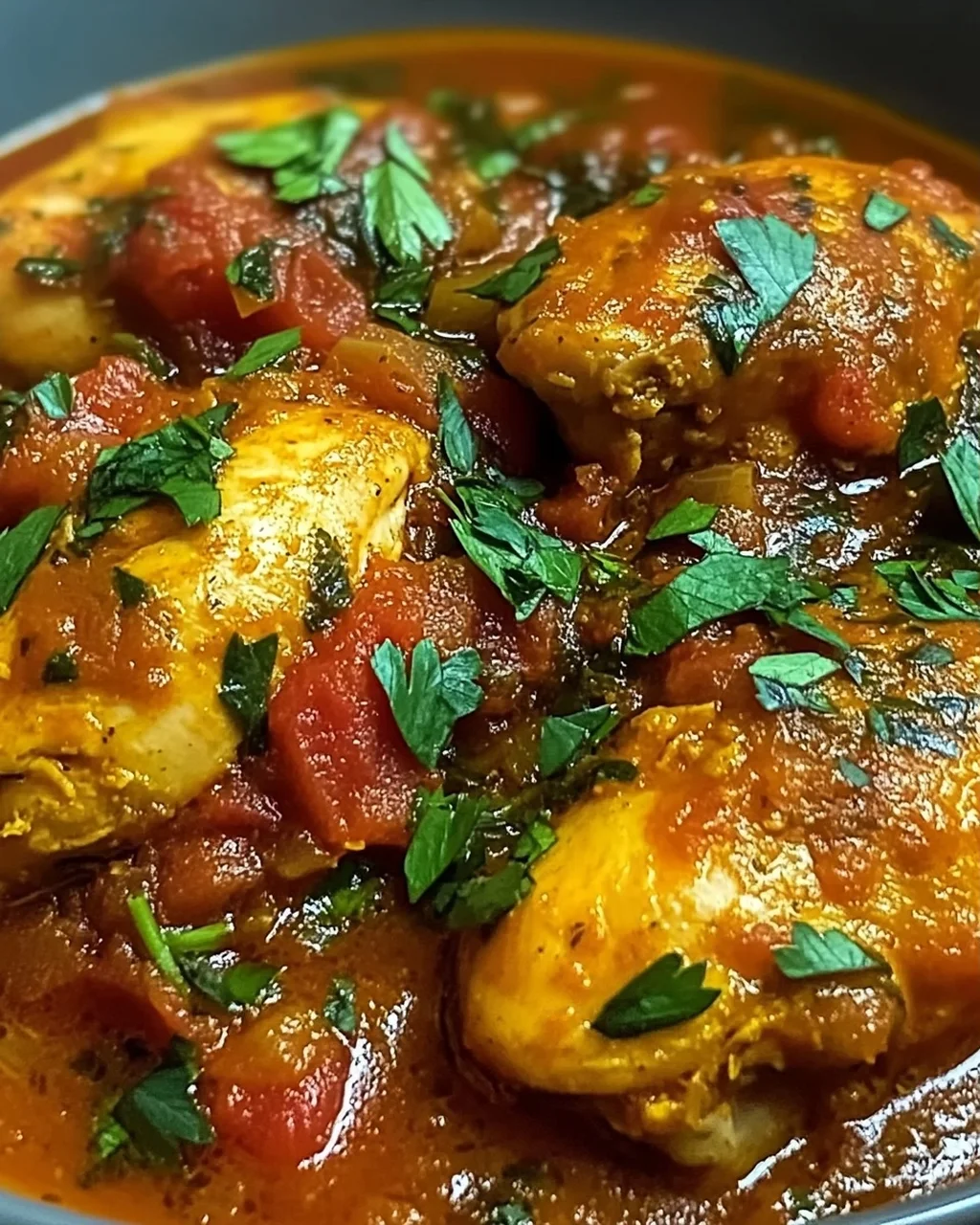Nigerianisches Hähnchenragout: Herzhaftes Wohlfühlessen