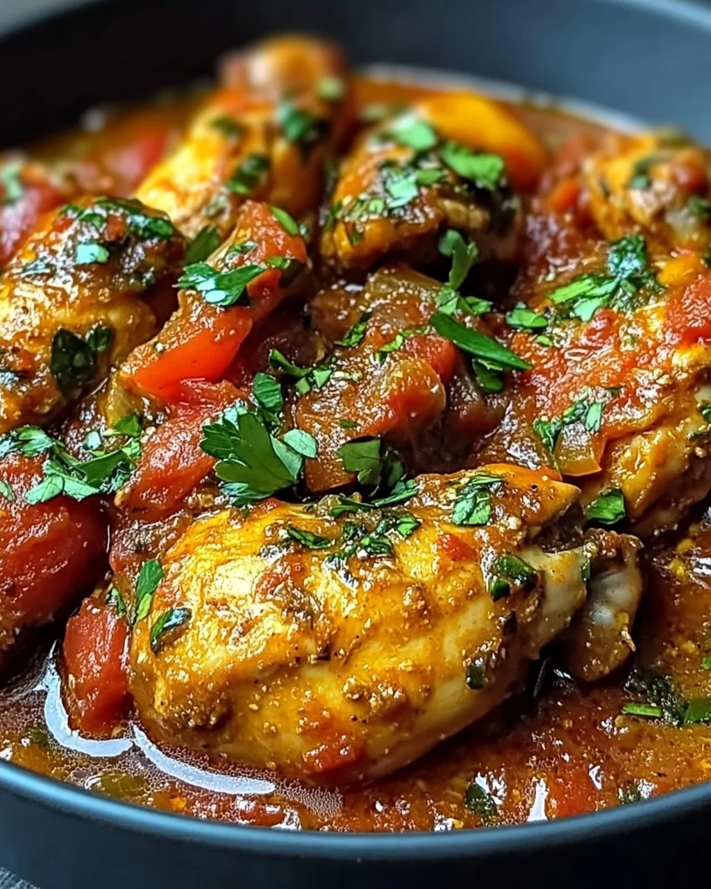 Nigerianisches Hähnchenragout: Herzhaftes Wohlfühlessen