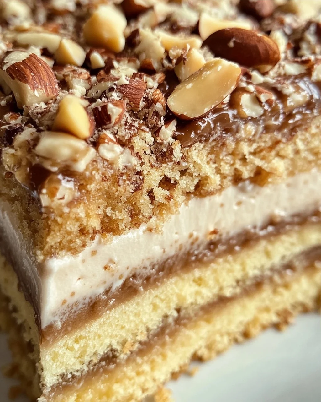 Nusskuchen mit Nougatcreme