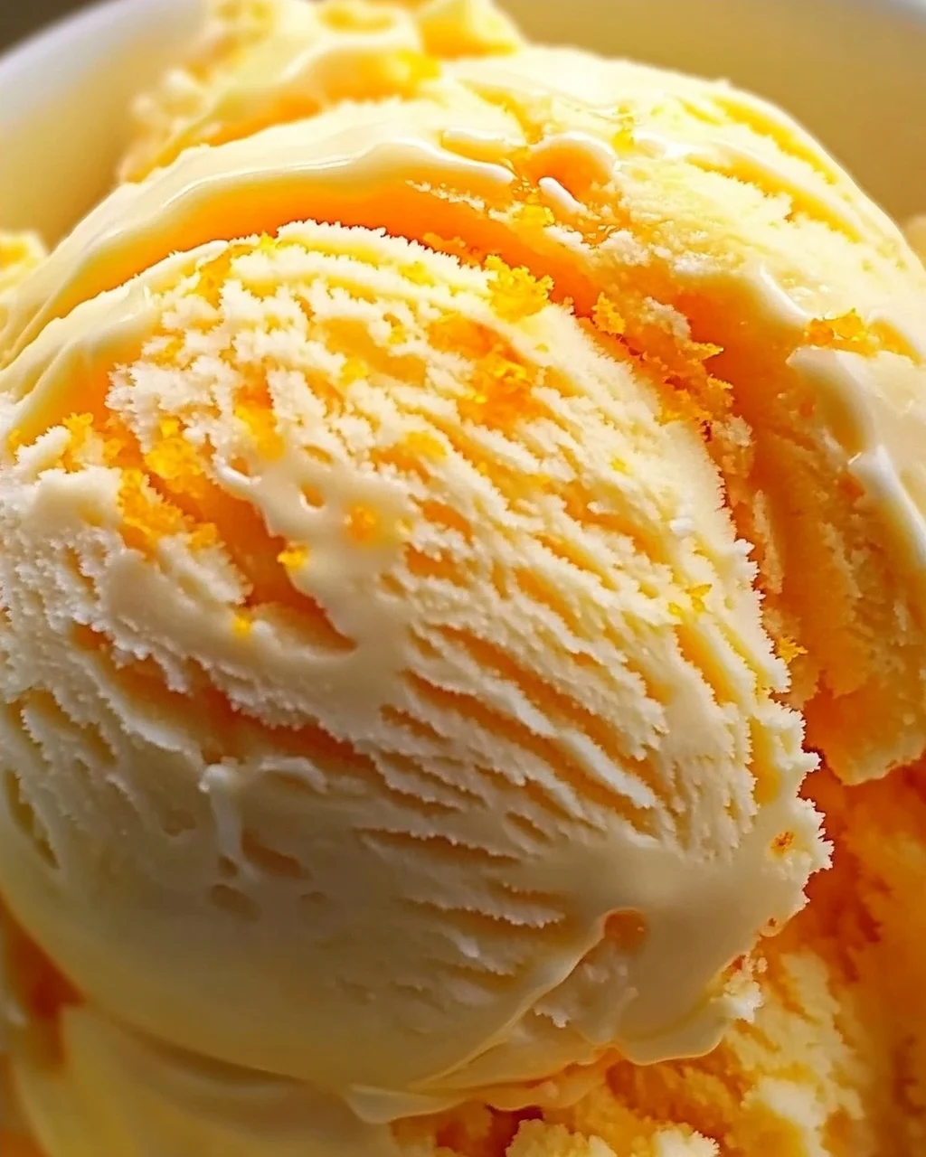 Orangeneis ohne Eismaschine Rezept