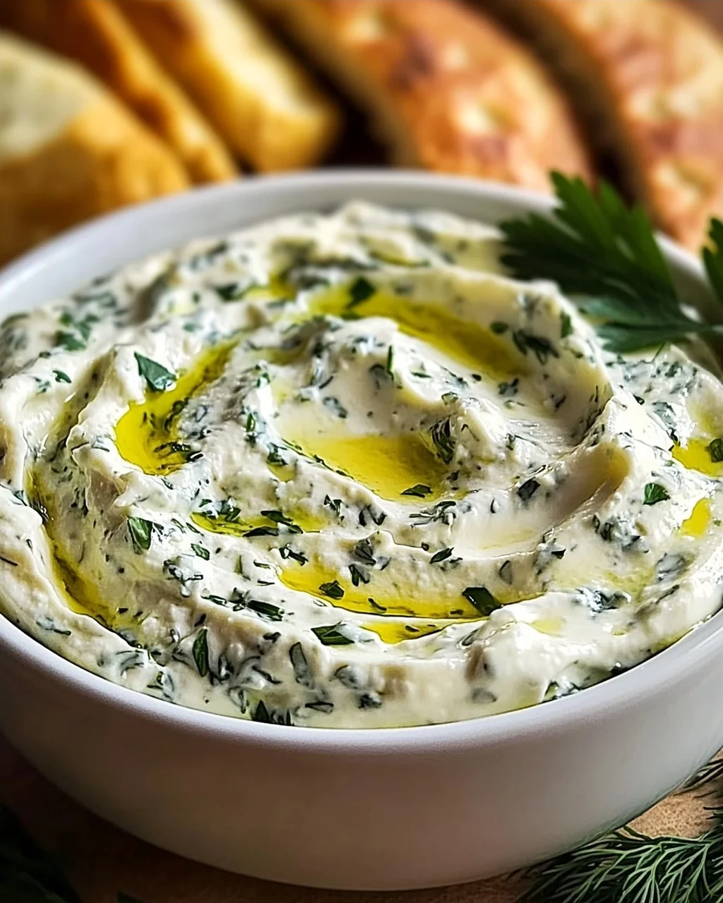 Perfekter Knoblauch-Kräuter-Frischkäse-Dip: Das einfache Rezept