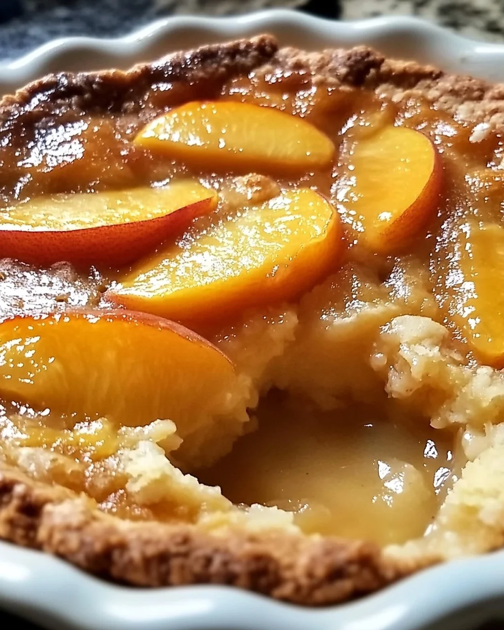 Pfirsich-Cobbler ganz einfach selbst gemacht