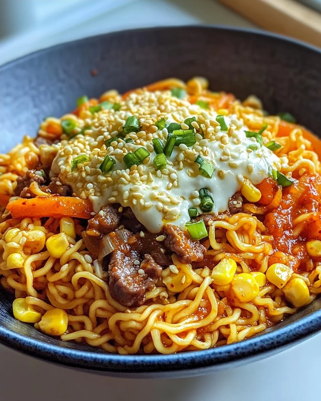 Rezept: Scharfe Nudeln mit Koreanischem Corn Cheese – Jetzt kochen!