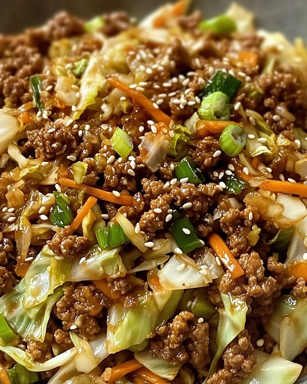 Rinderhackfleisch und Kohl Pfanne in 30 Minuten
