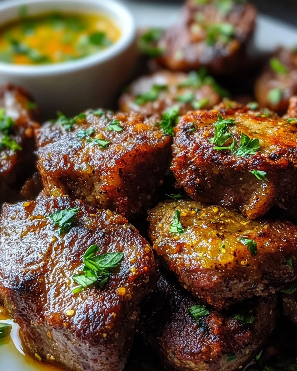 Steak-Häppchen aus der Heißluftfritteuse
