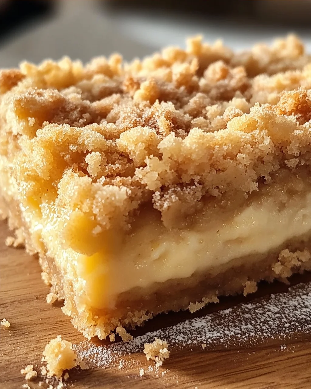 Streuselkuchen mit Pudding