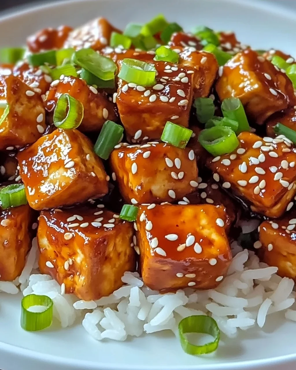 Süßes Chili-Tofu - Kross und voller Geschmack