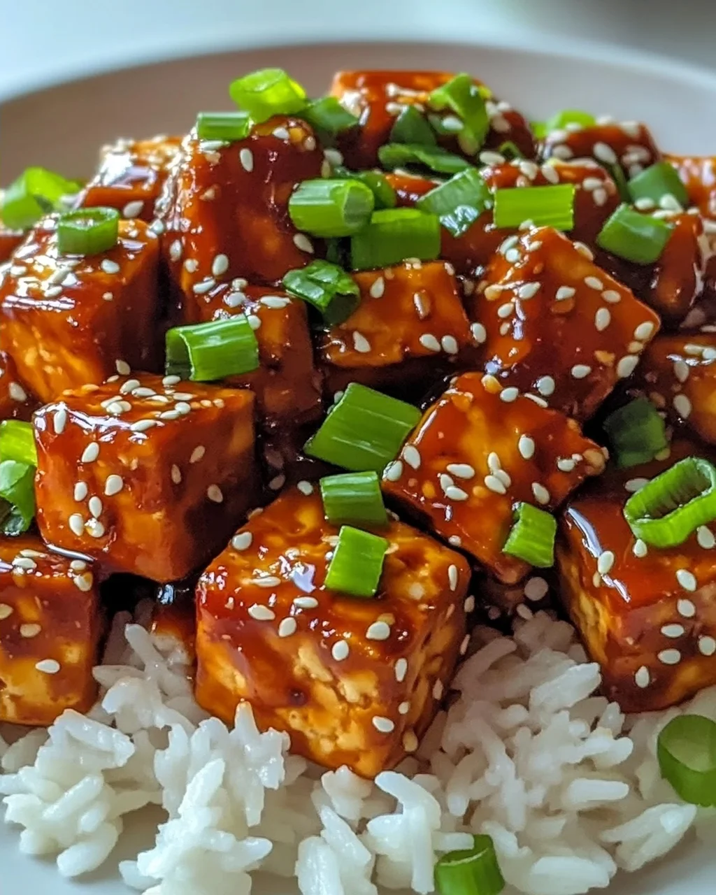 Süßes Chili-Tofu - Kross und voller Geschmack