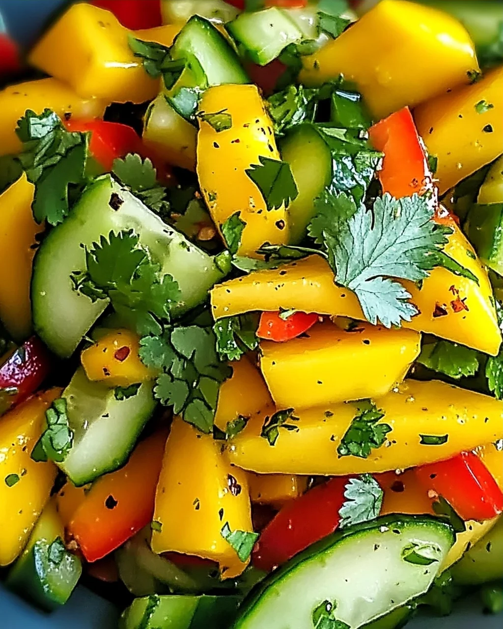 Thailändischer Mango-Gurkensalat – Erfrischend und Einfach