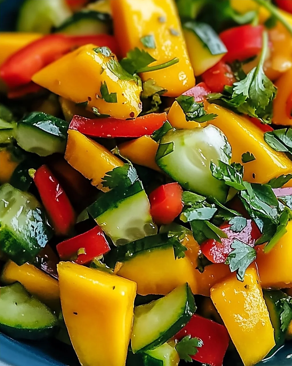 Thailändischer Mango-Gurkensalat – Erfrischend und Einfach