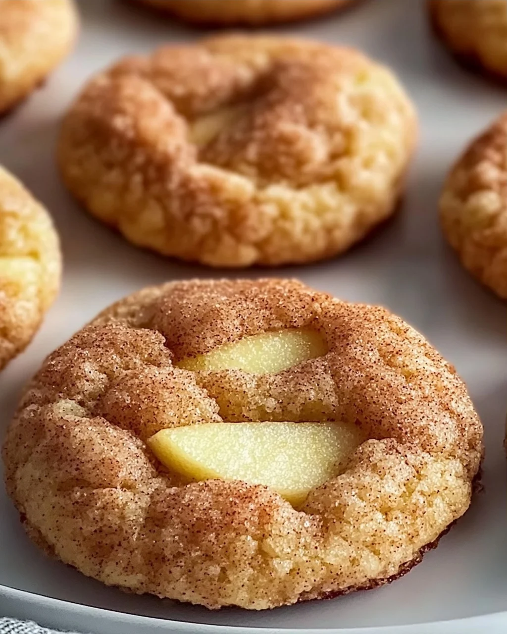Würzige Apfel-Zimt Snickerdoodle Kekse