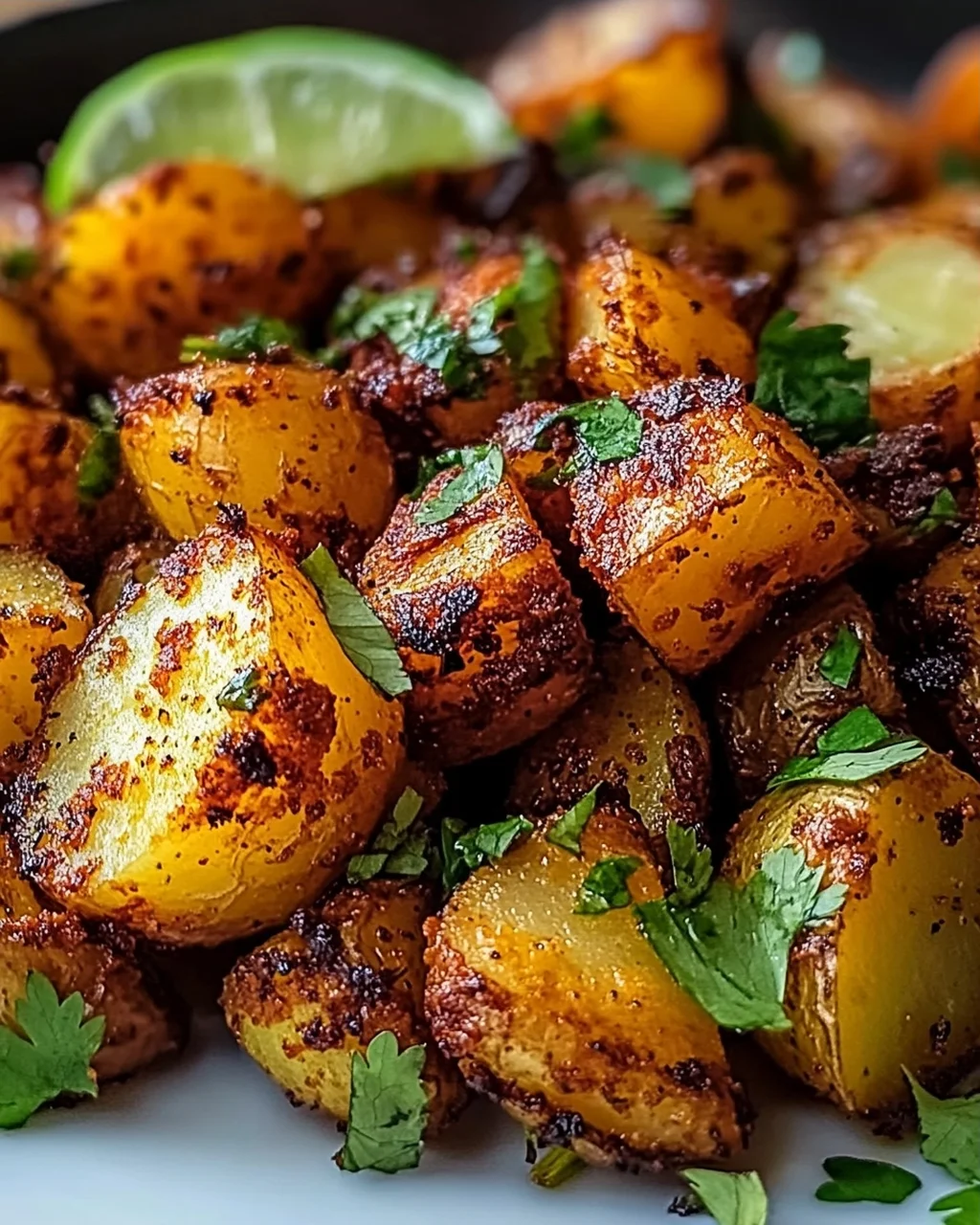 Würzige mexikanische Straßenkartoffeln einfach genießen