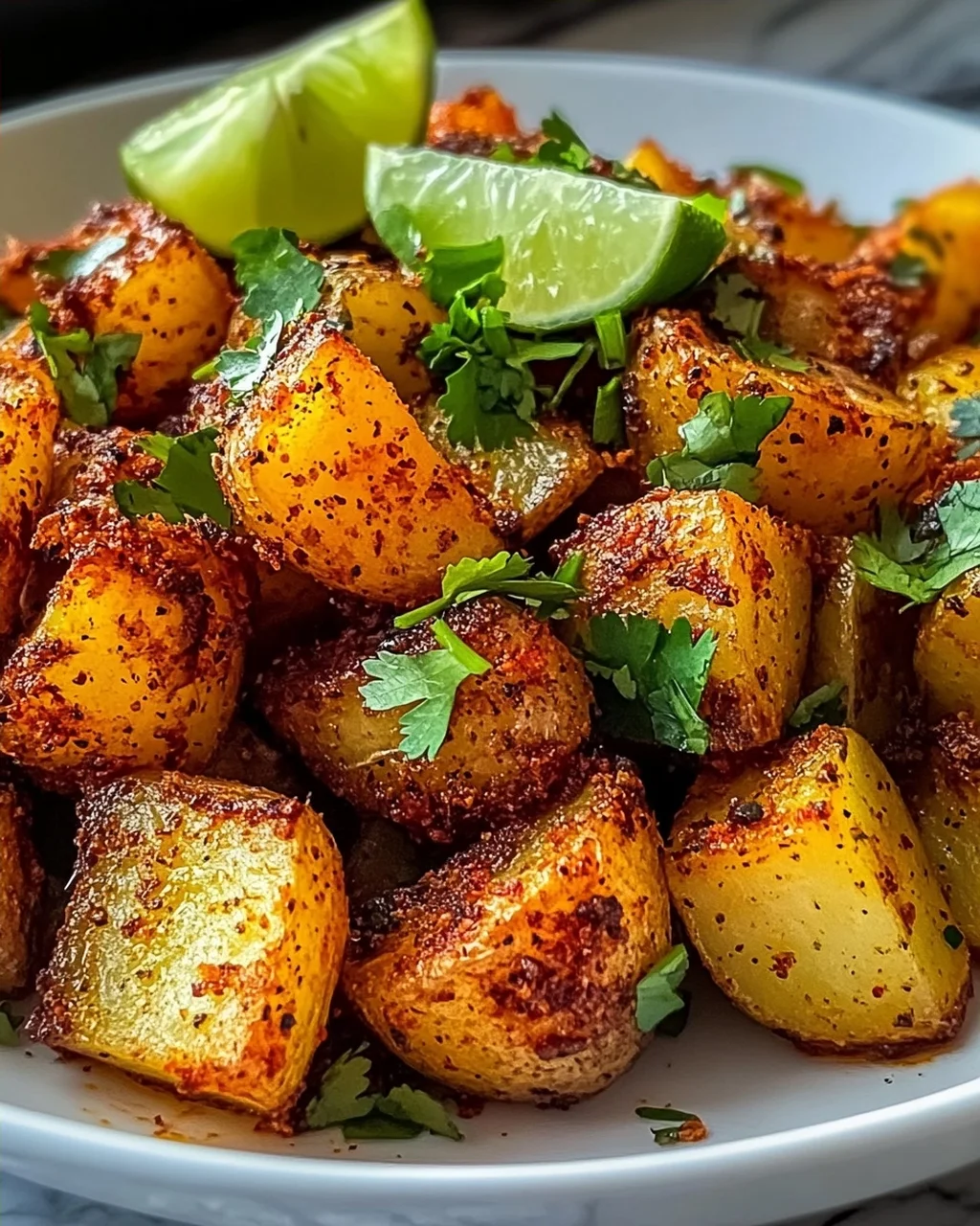 Würzige mexikanische Straßenkartoffeln einfach genießen