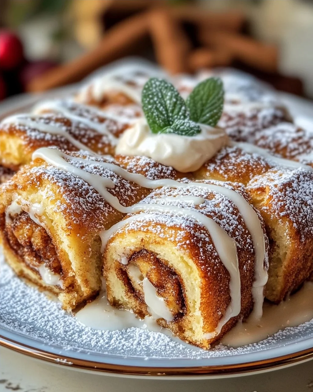 Zimtschnecken French Toast Röllchen: Süß & Unwiderstehlich!