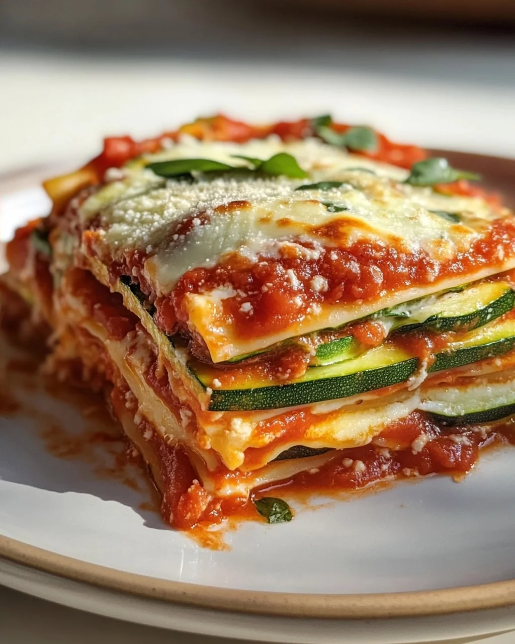 Zucchini Lasagne: Leicht & Lecker mit Tomate & Mozzarella